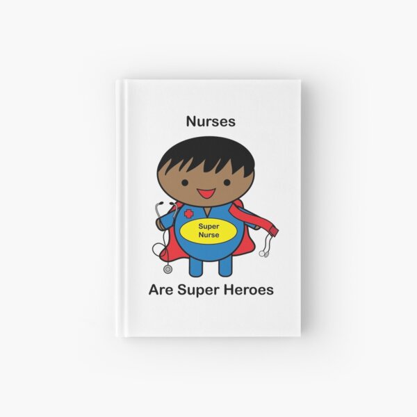 Nurse Male African American Black Hardcover Journal
