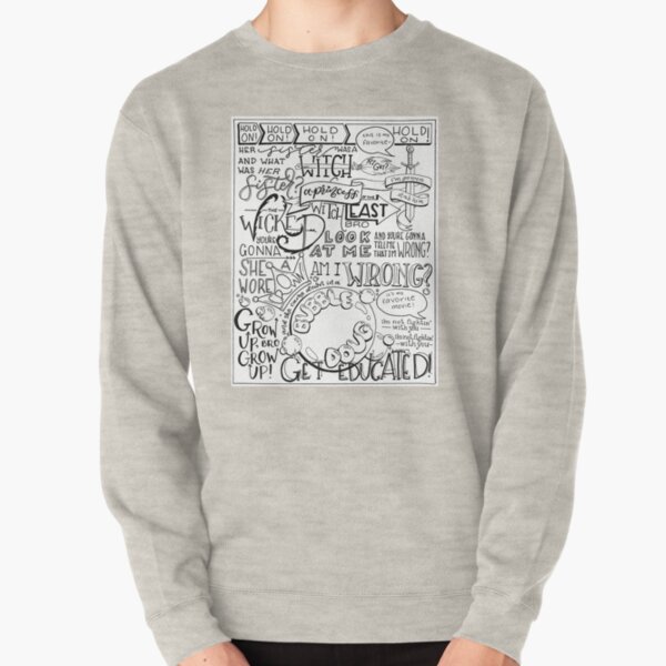 The Wicked Witch of the East Bro Hand Lettered Pullover Sweatshirt