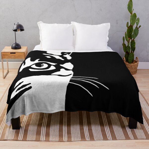 Item preview, Black and White Cat 657 designed and sold by artbylucie.