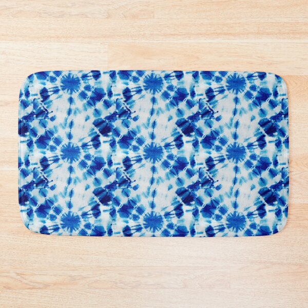 Item preview, Ink Splat Indigo Tie Dye Pattern designed and sold by creativinchi.