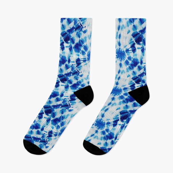 Item preview, Ink Splat Indigo Tie Dye Pattern designed and sold by creativinchi.