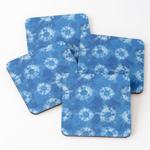 Item preview, Flower Blue and white tie dye pattern designed and sold by creativinchi.