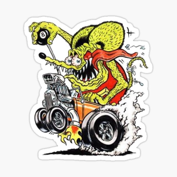 Rat Fink Stickers | Redbubble