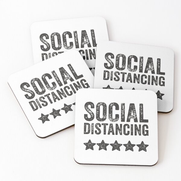 Item preview, Social Distancing 5 stars TShirt designed and sold by lxmag.