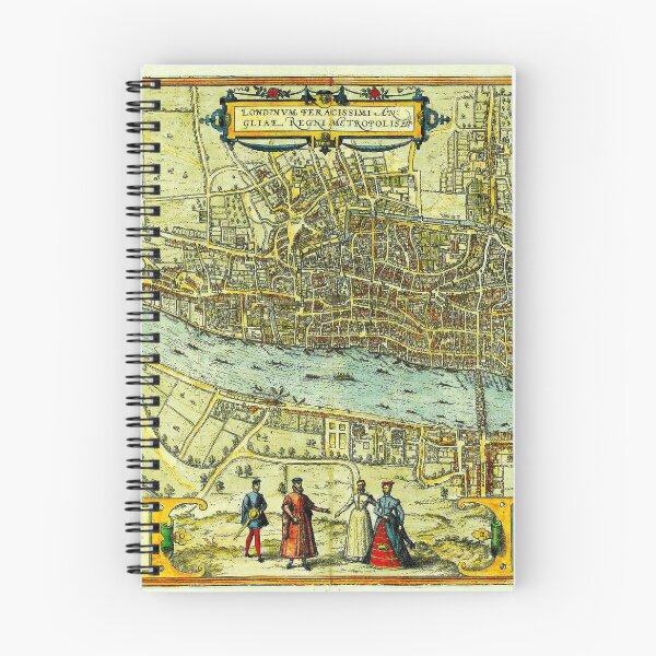 Item preview, LONDON : City Map from the Middle Ages Print designed and sold by posterbobs.
