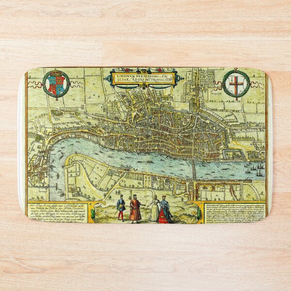 Item preview, LONDON : City Map from the Middle Ages Print designed and sold by posterbobs.