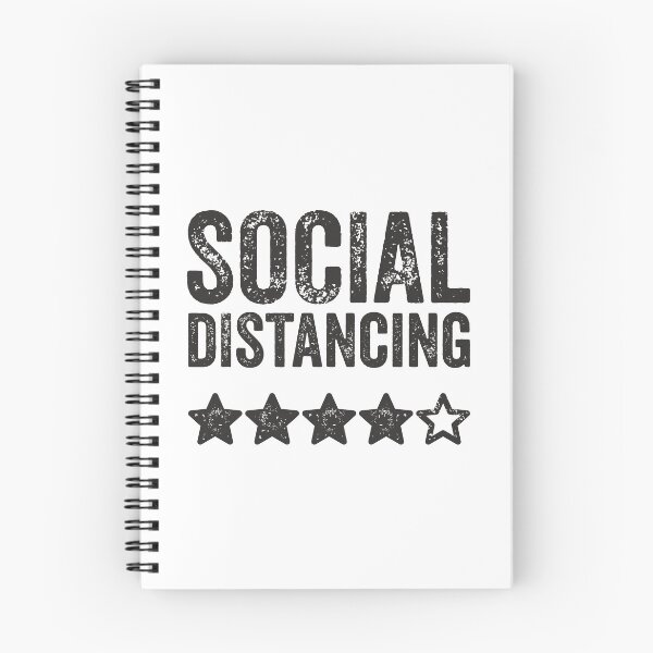 Item preview, Social Distancing 4 stars TShirt designed and sold by lxmag.