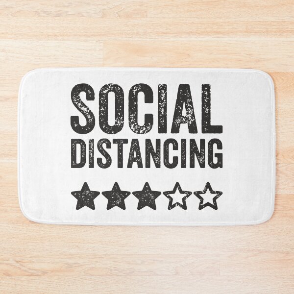 Item preview, Social Distancing 3 stars TShirt designed and sold by lxmag.
