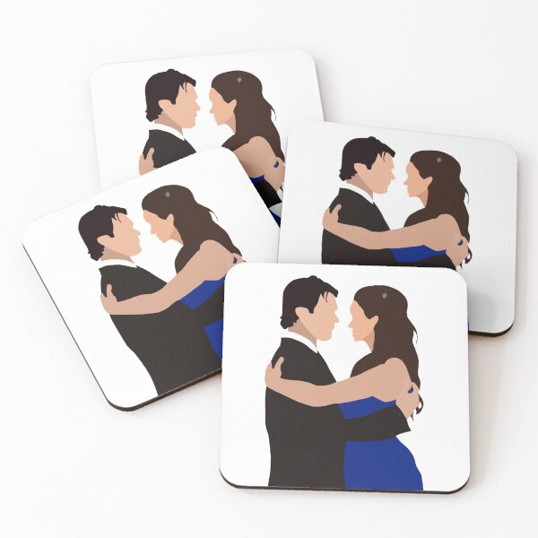 Item preview, damon and elena sticker designed and sold by alyssarae12.