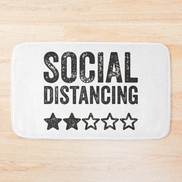 Item preview, Social Distancing 2 stars TShirt designed and sold by lxmag.
