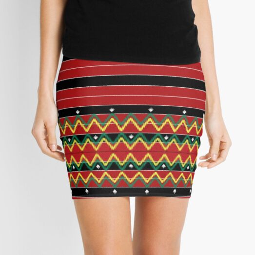 A pattern from the philippines Mini Skirt