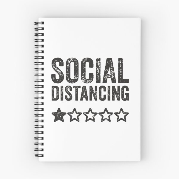 Item preview, Social Distancing 1 star TShirt designed and sold by lxmag.