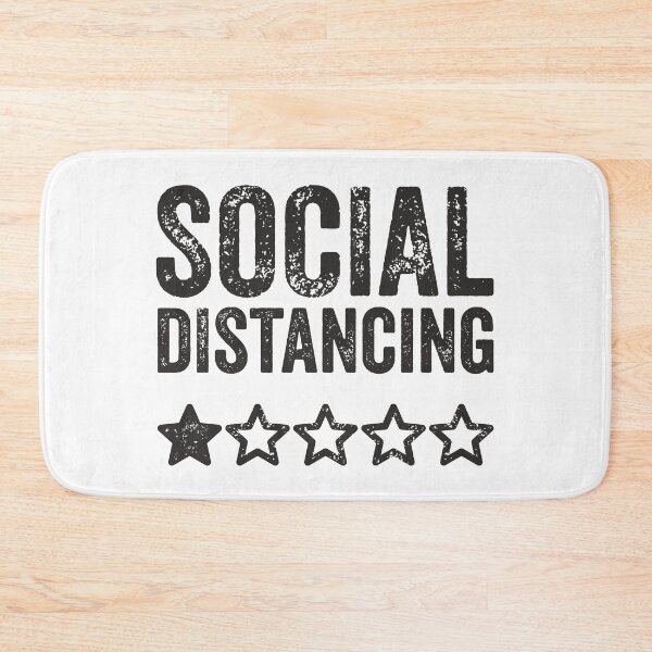 Item preview, Social Distancing 1 star TShirt designed and sold by lxmag.