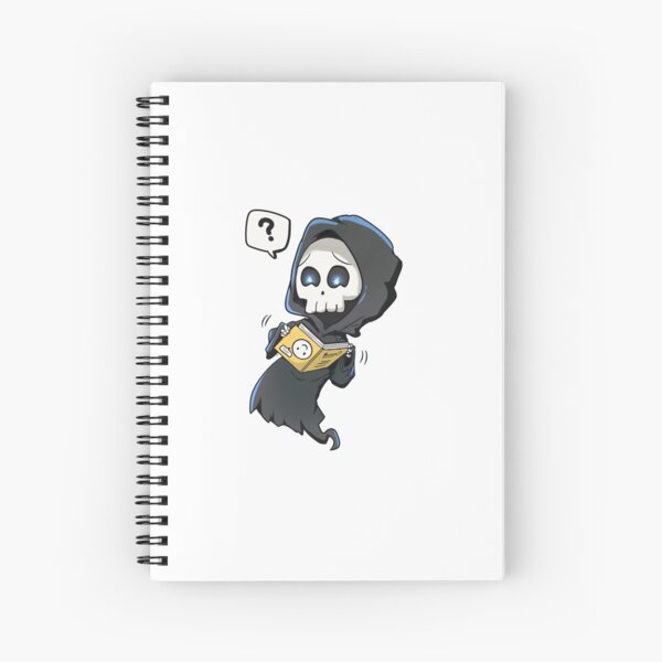 Death Can't Read Spiral Notebook