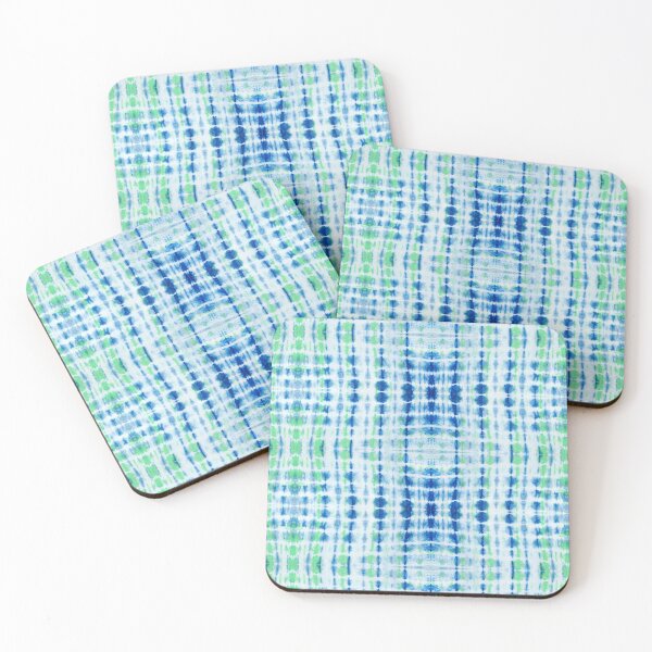 Item preview, Indigo and Green Tie Dye Pattern lines designed and sold by creativinchi.