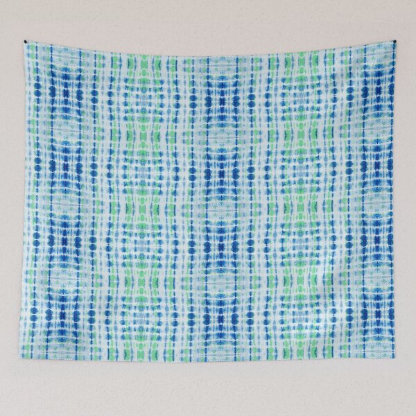 Item preview, Indigo and Green Tie Dye Pattern lines designed and sold by creativinchi.