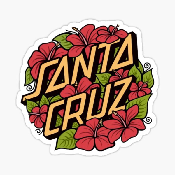 Featured image of post Transparent Santa Cruz Stickers Santa cruz moon skateboard vinyl decal stickers are great for all surfaces such as cars laptops walls windows tumblers phones and any other surface you this sticker features a classic santa cruz skateboards logo