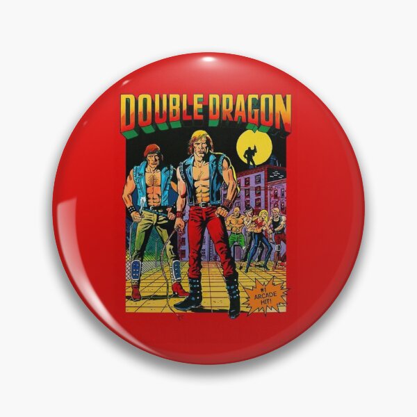 Aperçu de l'œuvre Double Dragon - Couverture de jeu rétro créée et vendue par Nick Balboni.