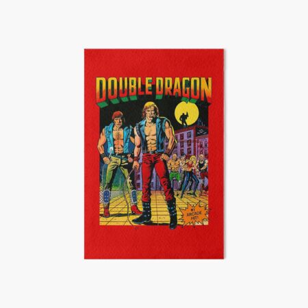 Item preview, Double Dragon - Retro Game Cover designed and sold by Nick  Balboni.