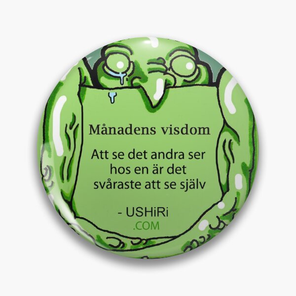 Item preview, Månadens visdom - Att se det andra ser hos en är det svåraste att se själv designed and sold by ushiri.