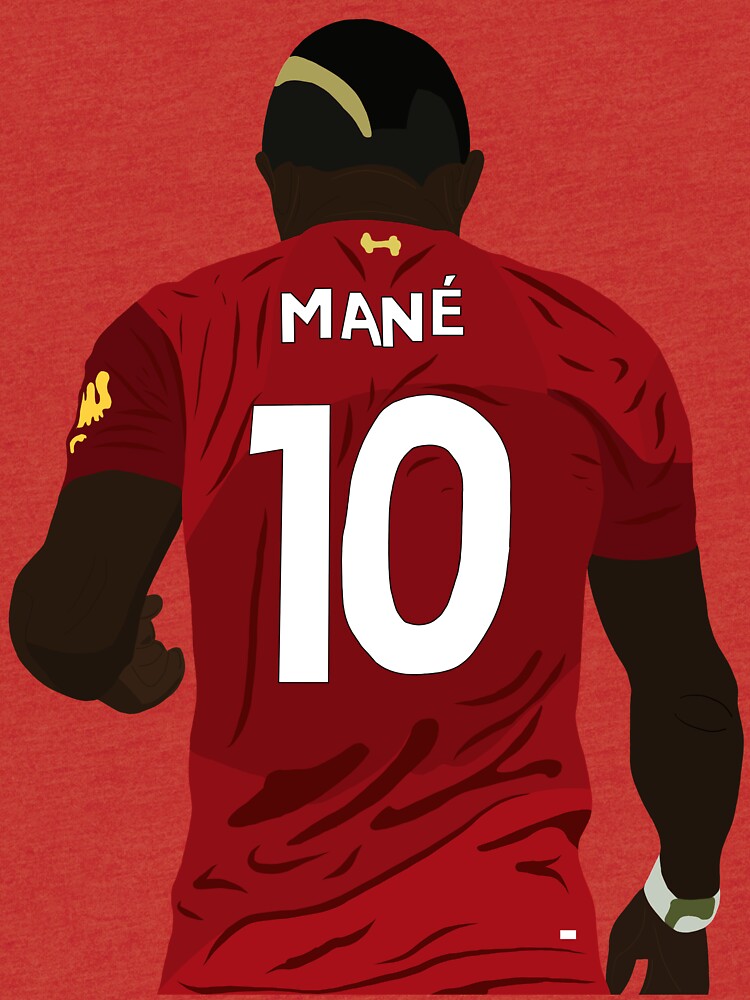 "Sadio Mané - Liverpool FC Drawing" T-shirt by gtortorella | Redbubble