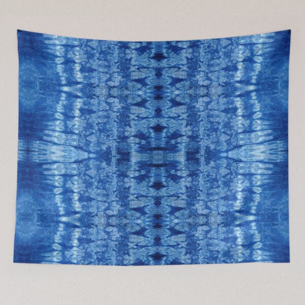 Item preview,  Indigo Blue Ripples Tie Dye Pattern designed and sold by creativinchi.