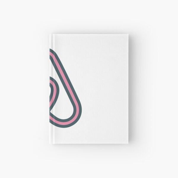 Airbnb pink design Hardcover Journal