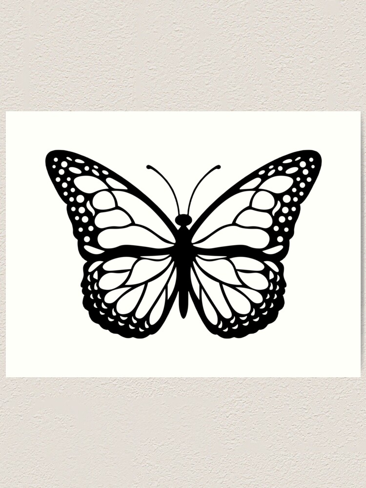 Gem Butterfly Stencil