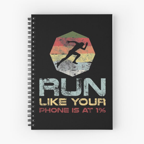 Item preview, Run Like Your Phone 1% Runner Gift designed and sold by 2blackcherries.