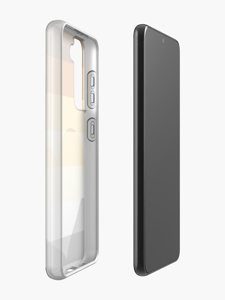 Alternate view of LGBTQ Flag with Hearts v2 - Bear Case & Skin for Samsung Galaxy