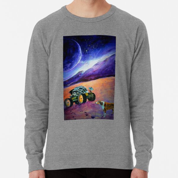 'Pawprints in the Aeolian Dust' Lightweight Sweatshirt