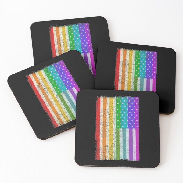 Item preview, Rainbow Us Flag designed and sold by flippinsg.