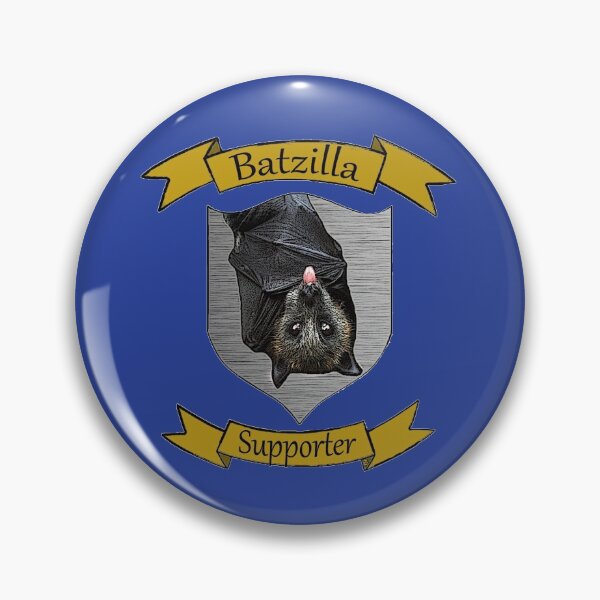 Item preview, Batzilla - Batzilla Supporter! (blue) designed and sold by batzilla.
