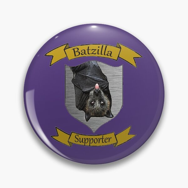 Item preview, Batzilla - Batzilla Supporter! (purple) designed and sold by batzilla.