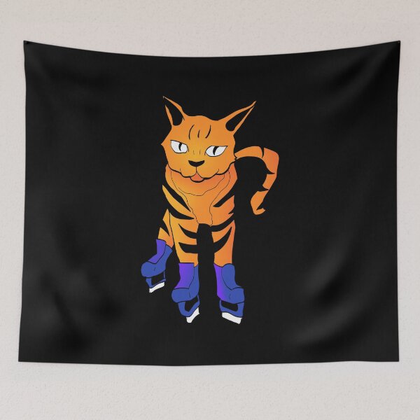 Item preview, ice skating cat designed and sold by Maxaint.