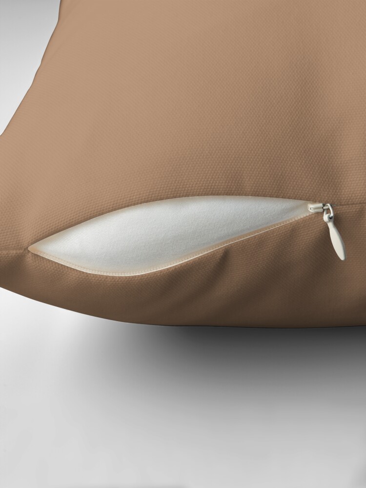 Thumbnail 2 of 4, Pillow, PLAIN SOLID LIGHT TAUPE - 100 SHADES OF BROWN BY OZCUSHIONS designed and sold by ozcushions.