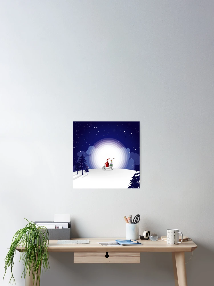 Thumbnail 2 of 3, Poster, Santa Ride designed and sold by Melikar.