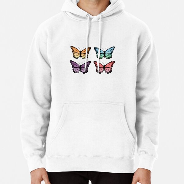 Holographic Butterfly Pullover Hoodie for Sale by mynameisliana Redbubble