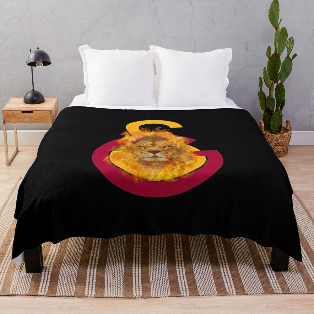 Reduction Galatasaray Aslan Fire Throw Blanket Bl-S2CE5Y92