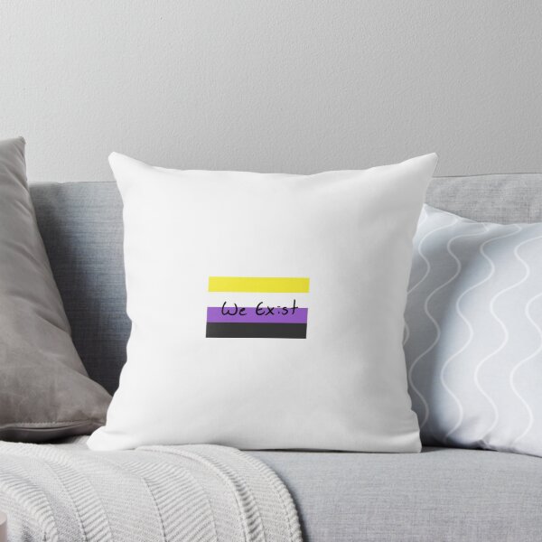 Item preview, We exist - nonbinary designed and sold by Vampiric Sheep.