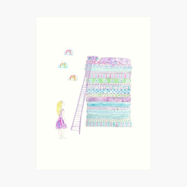 The Princess and the Pea Art Print