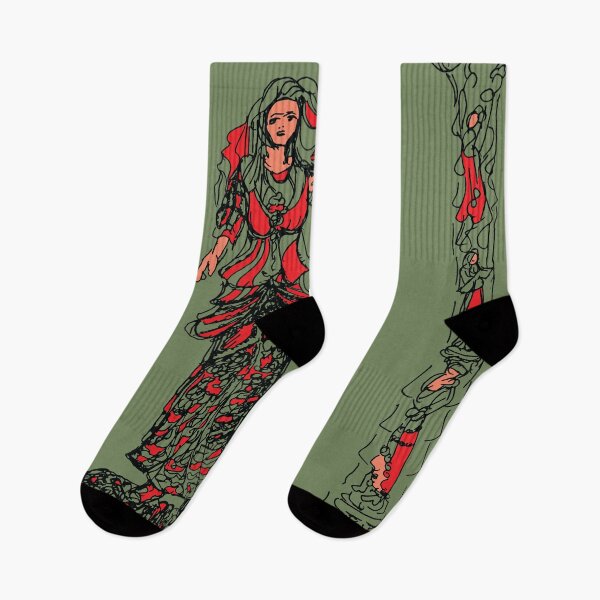 Item preview, Green and Red Goddess, TeresaTown at Redbubble 2016 designed and sold by Mark Stansberry.