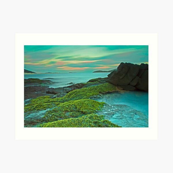 Fingal Bay at Sunset Art Print
