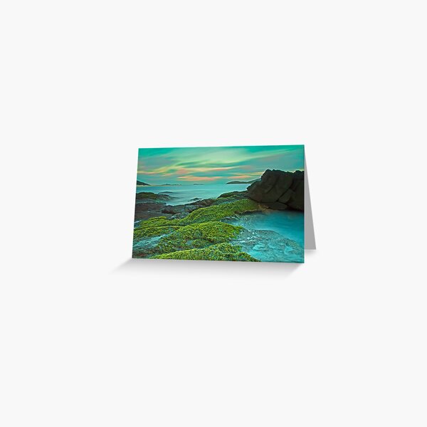 Fingal Bay at Sunset Greeting Card