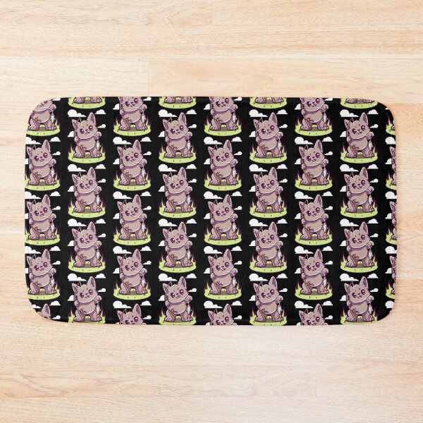 Item preview, Cute & Funny Cat Fishing Tile Pattern designed and sold by perfectpresents.
