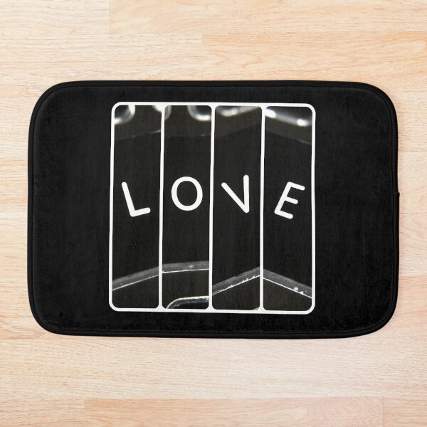 Keyboard Love Line Bath Mat