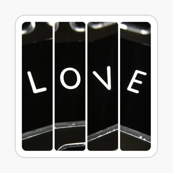 Keyboard Love Line Sticker