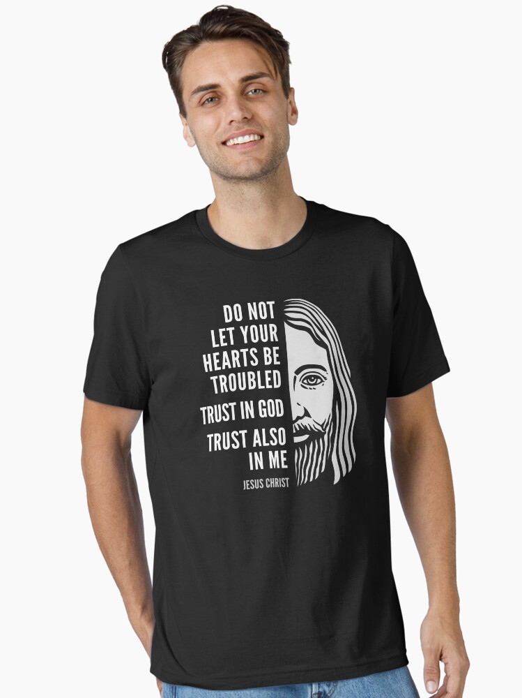 Jesus Christ Inspirational Christian Quote: Trust In God