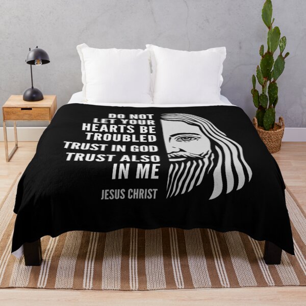 Item preview, Jesus Christ Inspirational Christian Quote: Trust In God designed and sold by Elvin Dantes.