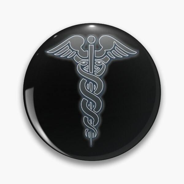 Hospice Purple Heart With Wings Medical Symbol Rhinestone Button